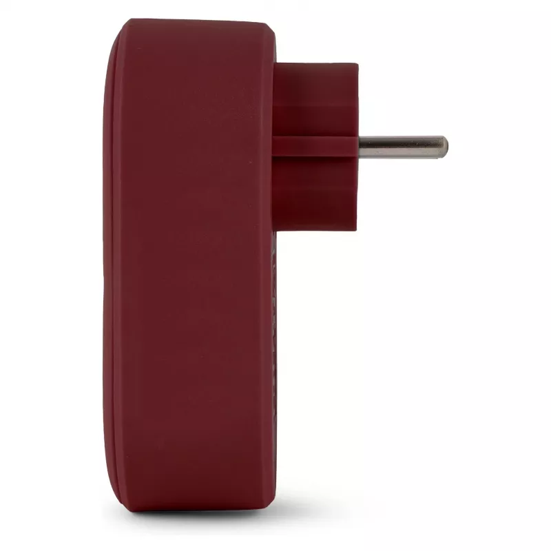 ENTAC adattatore per presa con 2x USB-A bordeaux