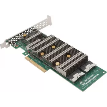 Microchip Adaptec SmartRAID 3258-16i/e 8GB SAS/NVMe 16 porte PCIe x8 24 Gbps controller RAID Low Profile