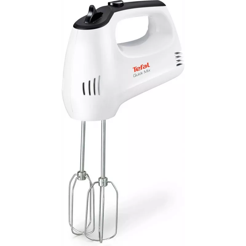 TEFAL HT3101 QuickMix Frullatore a mano, 300 W, 5 velocità, Turbo, bianco