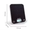 TEFAL Bilancia da cucina BC50D2V0 Optiss - LCD digitale, capacità 5 kg, nero
