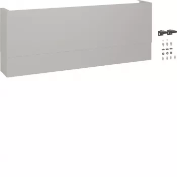 Hager FZ1300TB Pannello telescopico per gestione cavi per universZ, altezza 350-680mm, profondità 205mm, grigio metallizzato