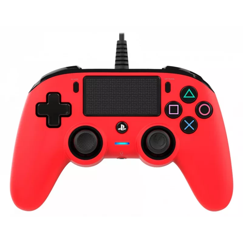 NACON PS4OFCPADRED Controller Compatto Gaming PS4 Rosso