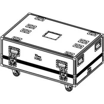 NEXO IDT-2CASE312 flight case per 2 subwoofer IDS312
