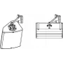 NEXO VNI-WM380 staffa a parete per diffusori P15 380 mm incl. 2x