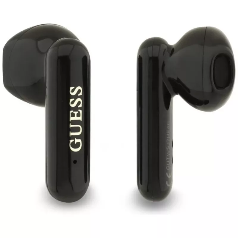 Guess 4G Metal Logo auricolari Bluetooth True Wireless Stereo con custodia di ricarica (nero)