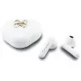 Guess 4G Metal Logo auricolari Bluetooth True Wireless Stereo con custodia di ricarica (bianco)