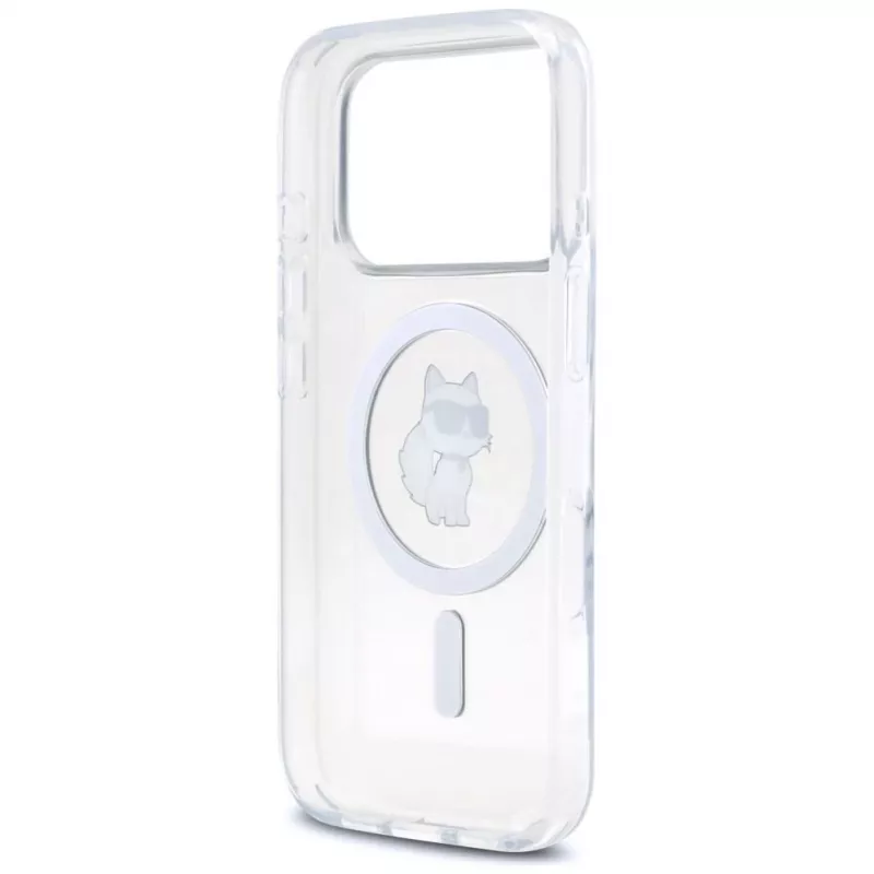Karl Lagerfeld IML Choupette Cover MagSafe per Apple iPhone 17 Pro Max, Trasparente