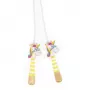 Janod Applepop Corda per saltare unicorno con manici in legno 3+