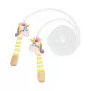 Janod Applepop Corda per saltare unicorno con manici in legno 3+