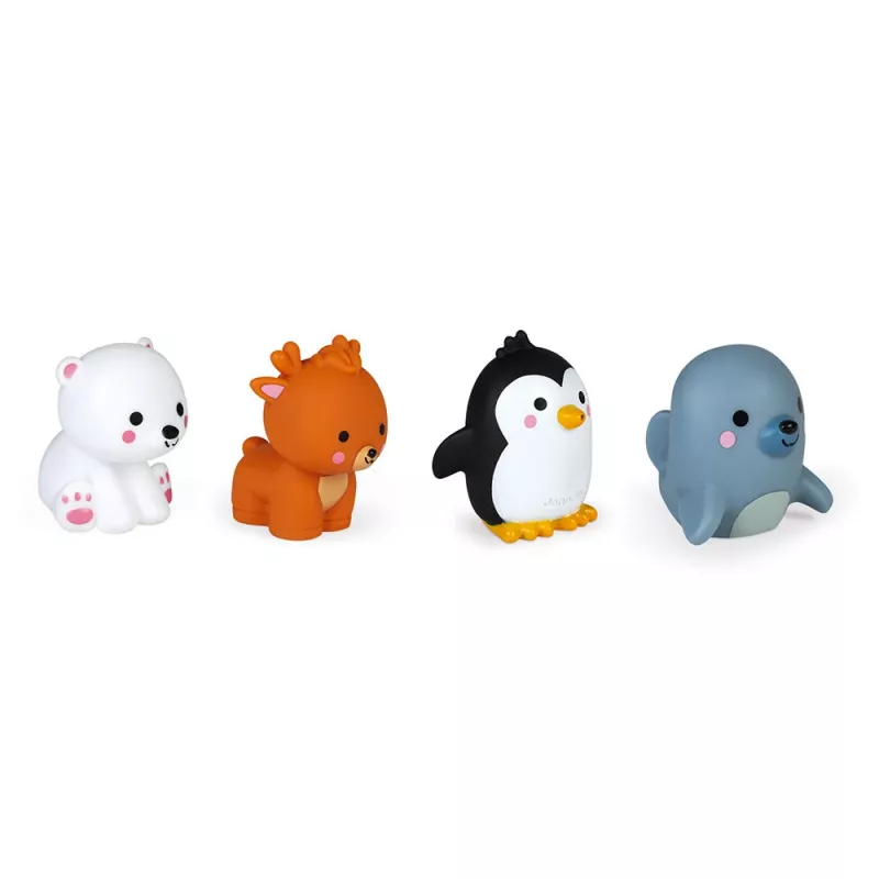 Janod Animali artici 4 figure animali in legno