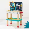 Janod Brico'Kids Robot banco da lavoro magnetico in legno giocattolo per bambini da 3 anni - 40 pezzi