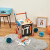 Janod Brico'Kids Carrello banco da lavoro magnetico con utensili - 24 pezzi
