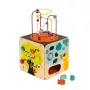 Janod Grande cubo attività educativo con labirinto di perline J08256