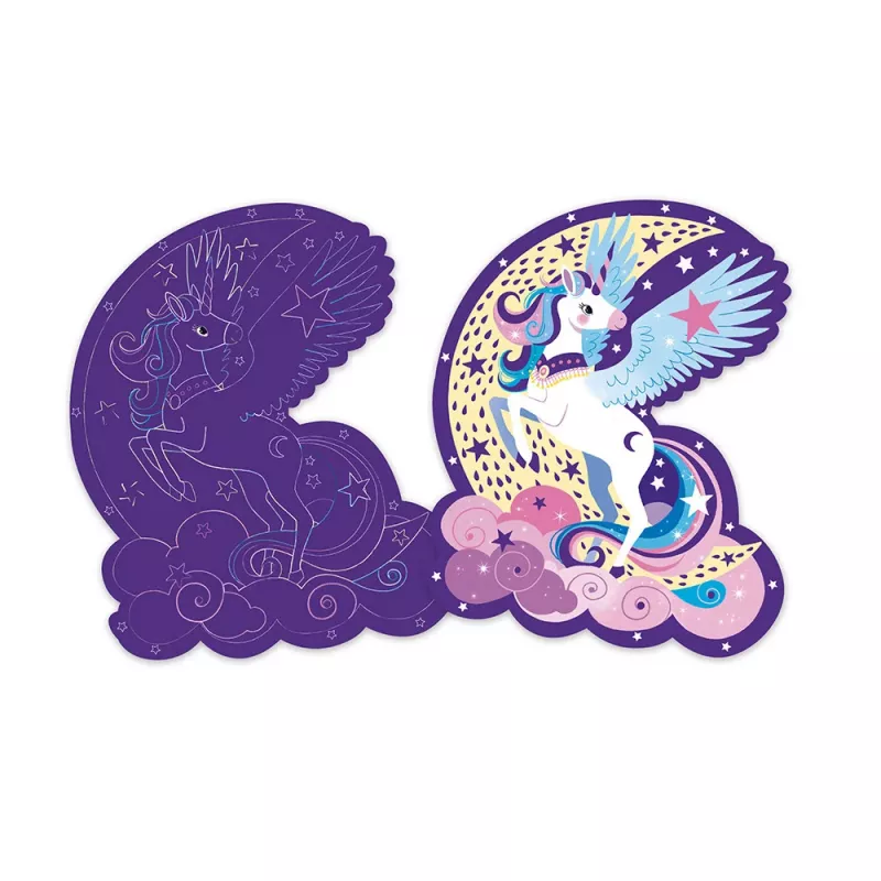 Janod Set creativo fai da te 10 decorazioni unicorno 5+