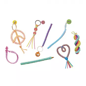 Janod Set creativo fai da te Scoubidou Filofun ornamenti 7+