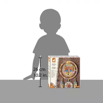 Janod String Art acchiappasogni luminoso kit intreccio 3D