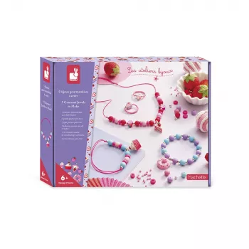 Janod Set fai da te creazione gioielli Dolciumi e caramelle 6+