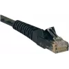Tripp cavo patch Cat6 Gigabit snagless stampato RJ45 M/M nero 25ft