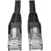 Tripp cavo patch Cat6 Gigabit snagless stampato RJ45 M/M nero 25ft