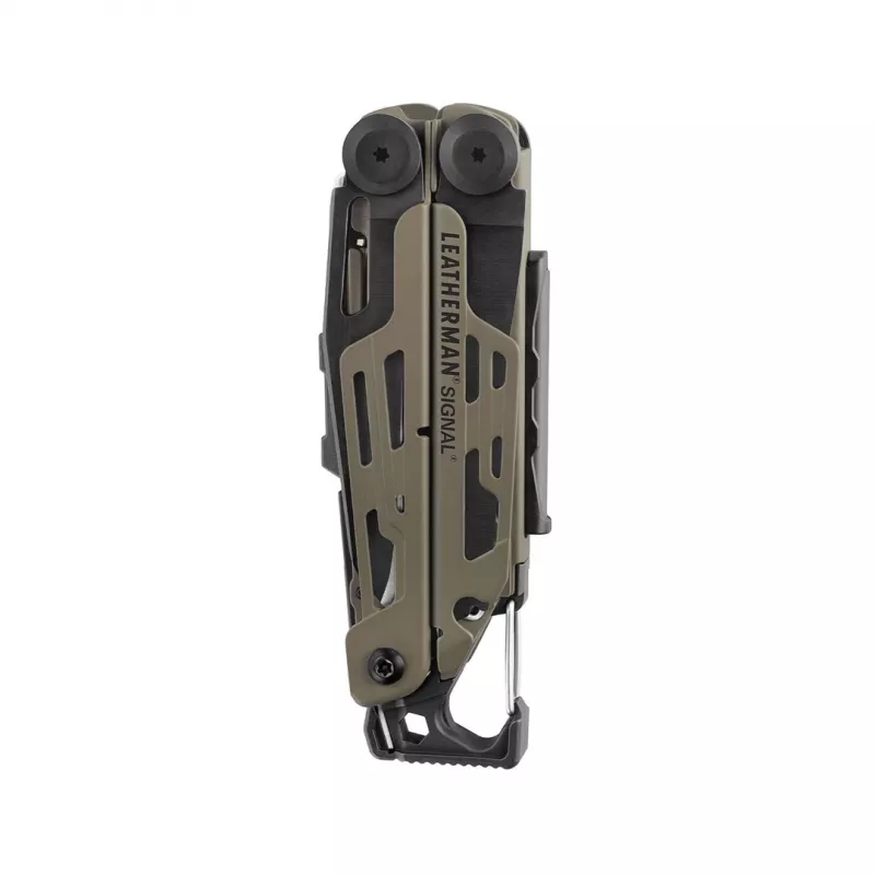 Leatherman SIGNAL multi-tool pinza, 19 utensili, nero e tan