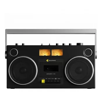 WeAreRewind Curtis lettore di cassette portatile con Bluetooth nero