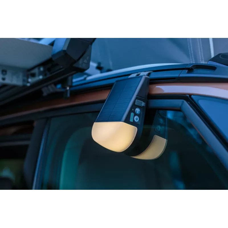 Brennenstuhl lampada LED solare per esterni ricaricabile KL 300 AS con adattatore Keder