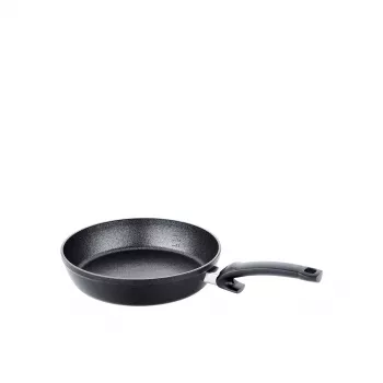 Fissler Adamant Comfort padella 28cm, alluminio, antiaderente, adatta all'induzione, nero/argento