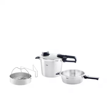 Fissler Vitavit Premium Duo Set pentola a pressione, 6 e 2,5 L