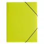 Pagna cartella con elastico A3 PP 3 alette verde lime