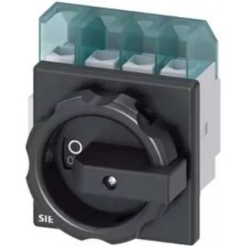 Siemens 3LD22031TL51 interruttore principale 4 poli 32A 400V 11,5kW montaggio frontale 4 fori