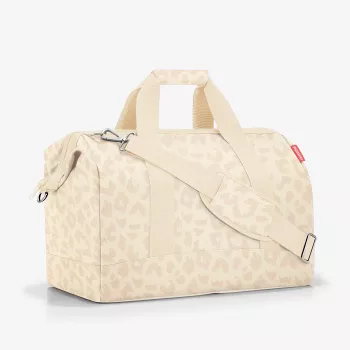 Reisenthel Allrounder L Leo Vanilla Borsa da viaggio 30L idrorepellente 48x39.5x29cm