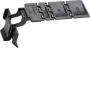 HAGER BA7CLIP Clip di fissaggio per sistema di canaline, ABS/policarbonato, bianco