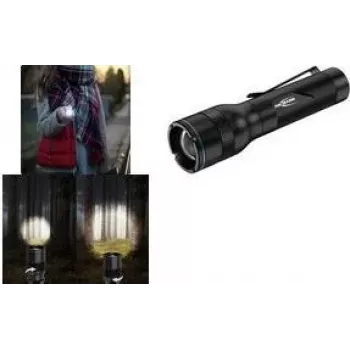 ANSMANN torcia LED Adventure TA100BF, nero con clip da cintura, flusso luminoso: 110 lumen, durata: 4 ore, 1 pezzo (1600-0760)