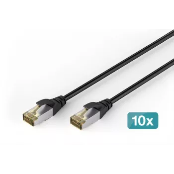 DIGITUS Cavo patch outdoor CAT 6A S-FTP, Cu, PE, 10 pezzi