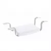 Weinberger Gratia Sgabello da bagno - sgabello doccia con telaio regolabile in altezza, struttura in alluminio anodizzato, seduta in HDPE, portata 150 kg, certificato TÜV/GS