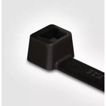 HellermannTyton T18L fascetta serracavo, poliammide 6.6, nero, 205 x 2,5 mm, confezione da 100 (111-02110)