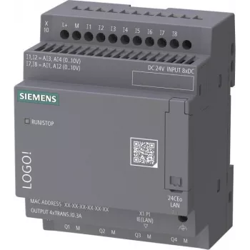 Siemens LOGO! 24 CEo Modulo base senza display DC 24V