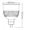 MIBOXER FUT112 LED retrofit GU5.3/MR16 6W RGB-CCT 2,4GHz Smooth Dim faretto smart