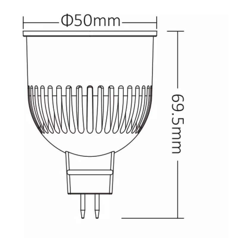 MIBOXER FUT112 LED retrofit GU5.3/MR16 6W RGB-CCT 2,4GHz Smooth Dim faretto smart