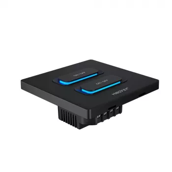MIBOXER ESW2B interruttore smart a 2 canali telecomando LED con WiFi e sensore di movimento 2,4 GHz e dimmer