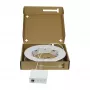 SYNERGY21 FTTH Compact Box preassemblata, 2xLC/APC -> Open End, 20m, 9/125µm, G.657.A2, 2-Fiber, OD=2,2mm