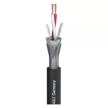 Sommer Cable SC-Primus cavo microfono, 2 x 0,50 mm², PVC Ø 6,7 mm, nero, al metro (200-0151)