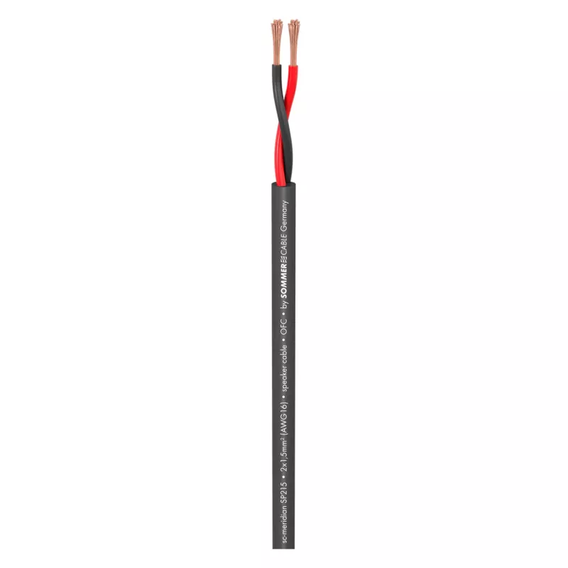 Sommer Cable Meridian Mobile SP215 cavo per altoparlanti 2 x 1,5 mm² PVC nero (al metro)