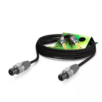 Sommer Cable Meridian cavo per altoparlanti 2x2,50 mm² con connettori SpeakON - 10 m - nero