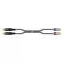 Cavo RCA stereo Sommer Cable SC-Onyx 2025 MKII, non bilanciato, 2 x 1 x 0,25 mm², RCA a RCA, HICON, nero, 2,5 m (ON8D-0250-SW)