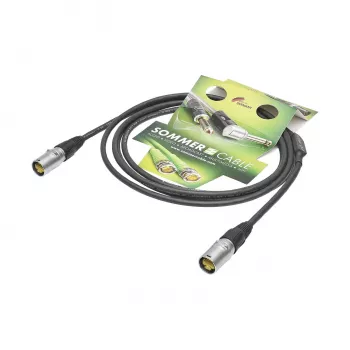 Sommer Cable SC-Mercator CAT.7 PUR cavo di rete, 8 x 0,14 mm², RJ45 su RJ45, NEUTRIK, nero, 3 m (P7NE-0300-SW)