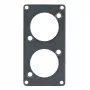 Sommer Cable SYPFB1-2D pannello frontale - nero, 2 fori formato D per sistema SYP-1