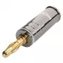 Sommer Cable HICON Connettore maschio a banana con contatto a vite, codifica bianca