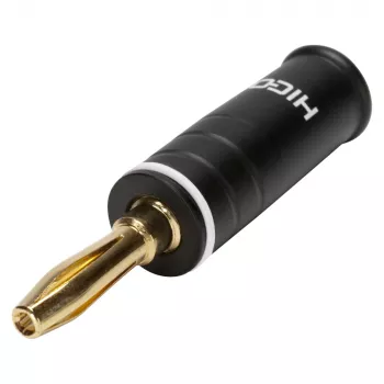 Sommer Cable HICON spina banana con contatto a vite, codifica bianca