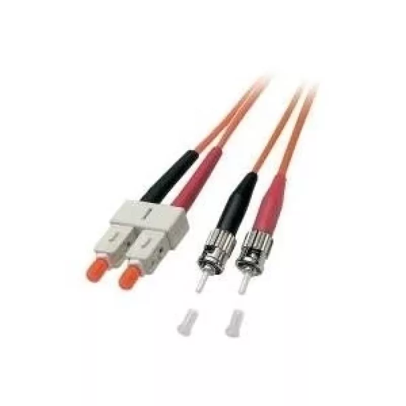 EFB Elektronik ECOFIBER cavo patch fibra ottica ST-ST duplex OM2 1 m arancione LSZH